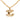 Gold Chanel CC Gold Plated Quilted Pendant Necklace