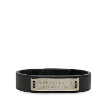 Black Louis Vuitton Press It Bracelet - Designer Revival