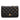 Black Chanel Lambskin Studded Diamond Stitch Wallet On Chain Crossbody Bag