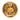 Gold Chanel CC Gold Plated Round Clip on Earrings