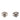 Silver Chanel CC Brass and Strass Clip On Earrings