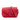 Red Saint Laurent Baby Sheepskin Chevron Classic Monogram Chain Bag