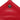Red Saint Laurent Baby Sheepskin Chevron Classic Monogram Chain Bag - Designer Revival