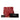 Red Chanel Paris Cosmopolite Medium Chevron Lambskin Bucket Bag - Designer Revival