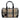Brown Burberry Medium Haymarket Check Canvas Alchester Bowling Bag Satchel