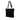 Black Chanel CC Stitched Suede Tote