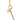 Gold Dior Gold Plated Strass Logo Pendant Necklace