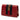 Red Gucci Super Mini Leather Sylvie Chain Crossbody