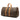 Brown Louis Vuitton Monogram Keepall Bandouliere 55 Travel Bag