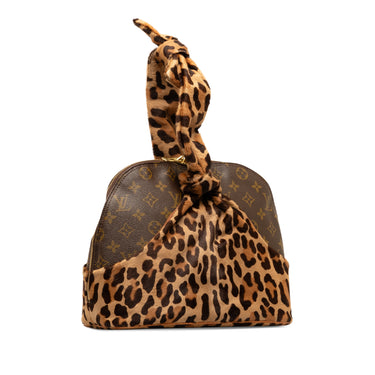 Brown Louis Vuitton Azzedine Alaia Monogram Leopard Alma Handbag