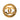 Gold Chanel CC Gold Plated Cut Out Round Brooch