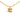 Gold Chanel CC Quilted Pendant Necklace - Designer Revival
