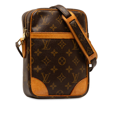 Brown Louis Vuitton Monogram Danube Crossbody Bag - Designer Revival