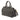 Gray Saint Laurent Baby Leather Monogram Downtown Cabas Satchel