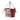 Beige Burberry Small Haymarket Check Nylon and Calfskin Canterbury Tote