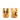 Gold Hermès Gold Plated Enamel Cloisonne Clip On Earrings