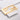 White Fendi Medium Striped Canvas Baguette Satchel - Designer Revival
