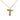 Gold Louis Vuitton Gold Plated LV and Me Letter T Pendant Necklace