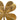 Gold Chanel CC Gold Plated Clover Brooch
