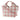 Pink LOEWE Mini Woven Calfskin Gingham Surplus Basket Bag Satchel