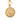 Gold Chanel CC Gold Plated Medallion Pendant Necklace