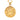 Gold Chanel CC Gold Plated Medallion Pendant Necklace