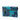 Blue Prada Saffiano Hibiscus Print Sound Lock Clutch