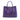Purple Prada Medium Saffiano Cuir Double Satchel