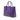 Purple Prada Medium Saffiano Cuir Double Satchel