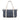 Blue Gucci 85th Anniversary Canvas Logo Abbey D Ring Tote - Designer Revival