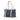 Blue Gucci 85th Anniversary Canvas Logo Abbey D Ring Tote - Designer Revival