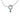 Silver Gucci Leather and Sterling Silver Venus Symbol Pendant Necklace