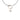 Silver Gucci Leather and Sterling Silver Venus Symbol Pendant Necklace
