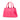 Pink Prada Small Canvas Canapa Logo Satchel