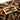 Brown Fendi Mini Zucca Shearling Chain Baguette Satchel - Designer Revival