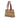 Beige Burberry Haymarket Check Coated Canvas Tote