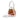 Orange Fendi Mini Zucca Suede Mon Tresor Bucket Bag Satchel