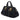 Black Prada Soft Calf Trimmed Tessuto Satchel