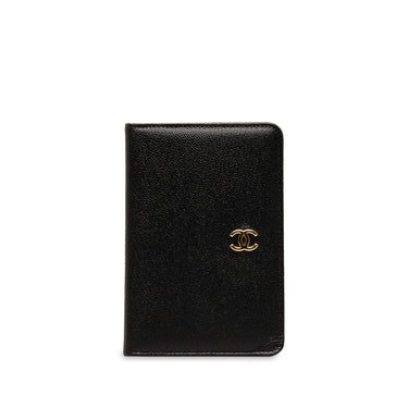 Black Chanel Leather Card Holder - Designer Revival
