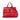 Red Gucci Medium Leather Bamboo Daily Satchel