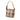 Brown Burberry House Check Tweed Shoulder Bag