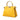 Yellow Fendi Medium Calfskin Selleria Peekaboo ISeeU Satchel