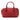 Red Gucci GG Canvas Boston Bag