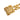 Gold Chanel Wide Gold Plated Square Hammered Chain Belt - Designer Revival