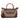 Brown Gucci Medium GG Canvas New Bamboo Tassel Tote