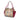 Beige Burberry Small Leather Trimmed Haymarket Check Coated Canvas Canterbury Tote
