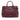 Burgundy Burberry Medium Leather and House Check Banner Satchel