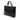 Black Burberry Nova Check Canvas Trimmed Leather Satchel
