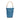 Blue Hermès Clemence Mangeoire Bucket PM - Designer Revival