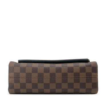 Brown Louis Vuitton Damier Ebene Vavin PM Shoulder Bag - Designer Revival